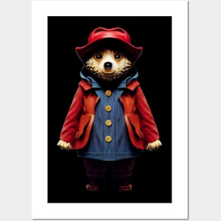 Paddington Bear in Bright Red Coat Posters and Art